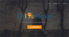 Desktop Screenshot of mylifemarker.com