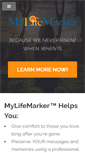 Mobile Screenshot of mylifemarker.com